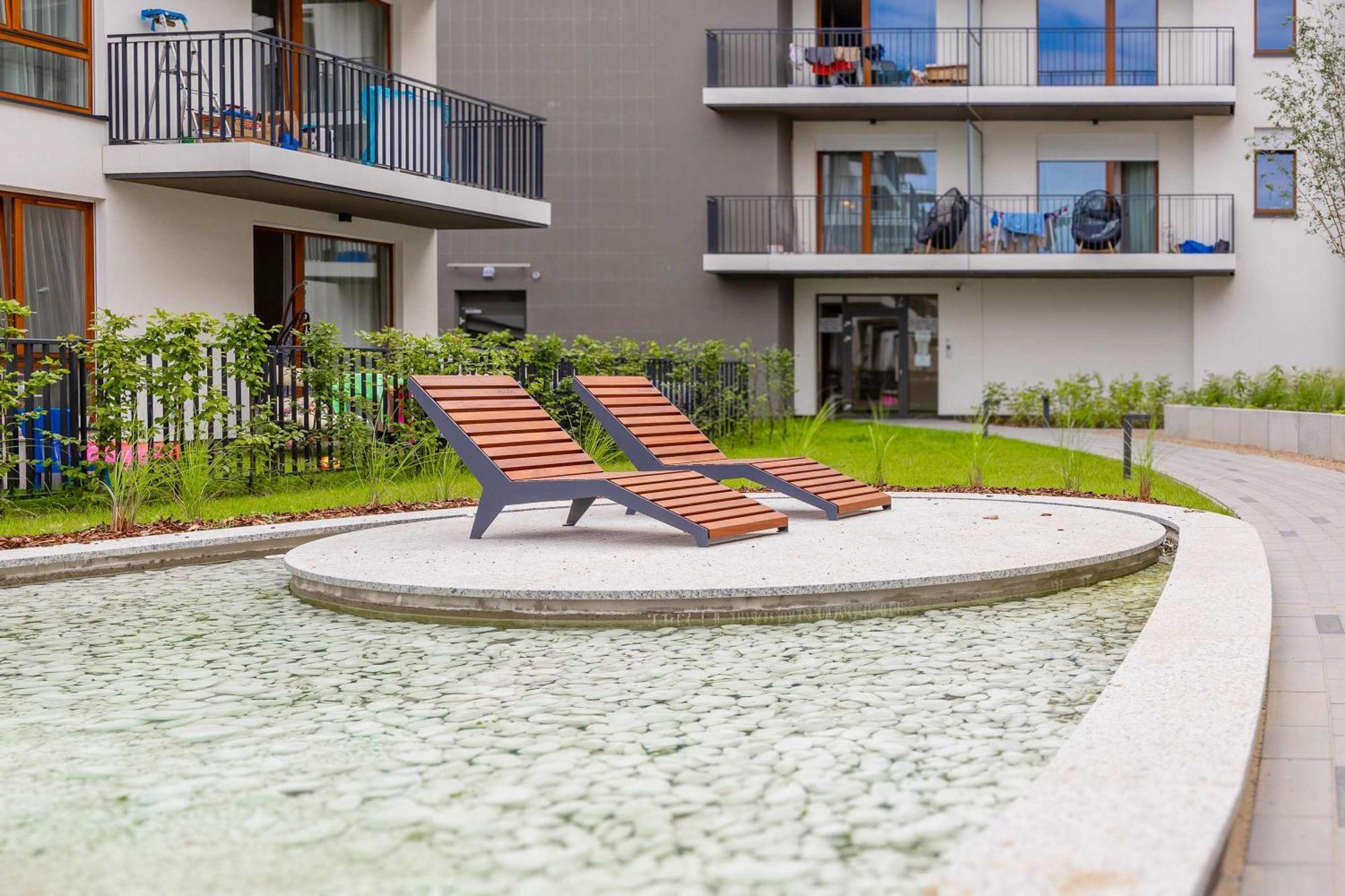 Apartment Sarmacka Wilanow With Parking, Sauna & Gym By Noclegi Renters Warschau Exterior foto