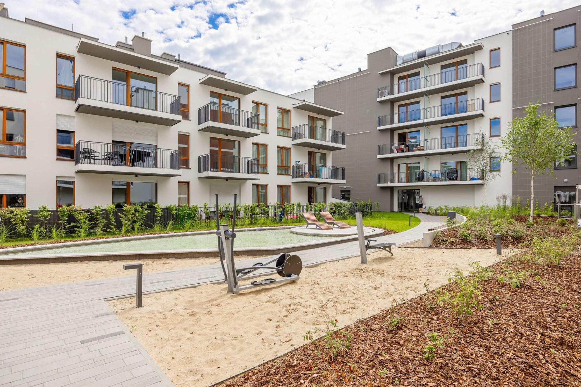 Apartment Sarmacka Wilanow With Parking, Sauna & Gym By Noclegi Renters Warschau Exterior foto