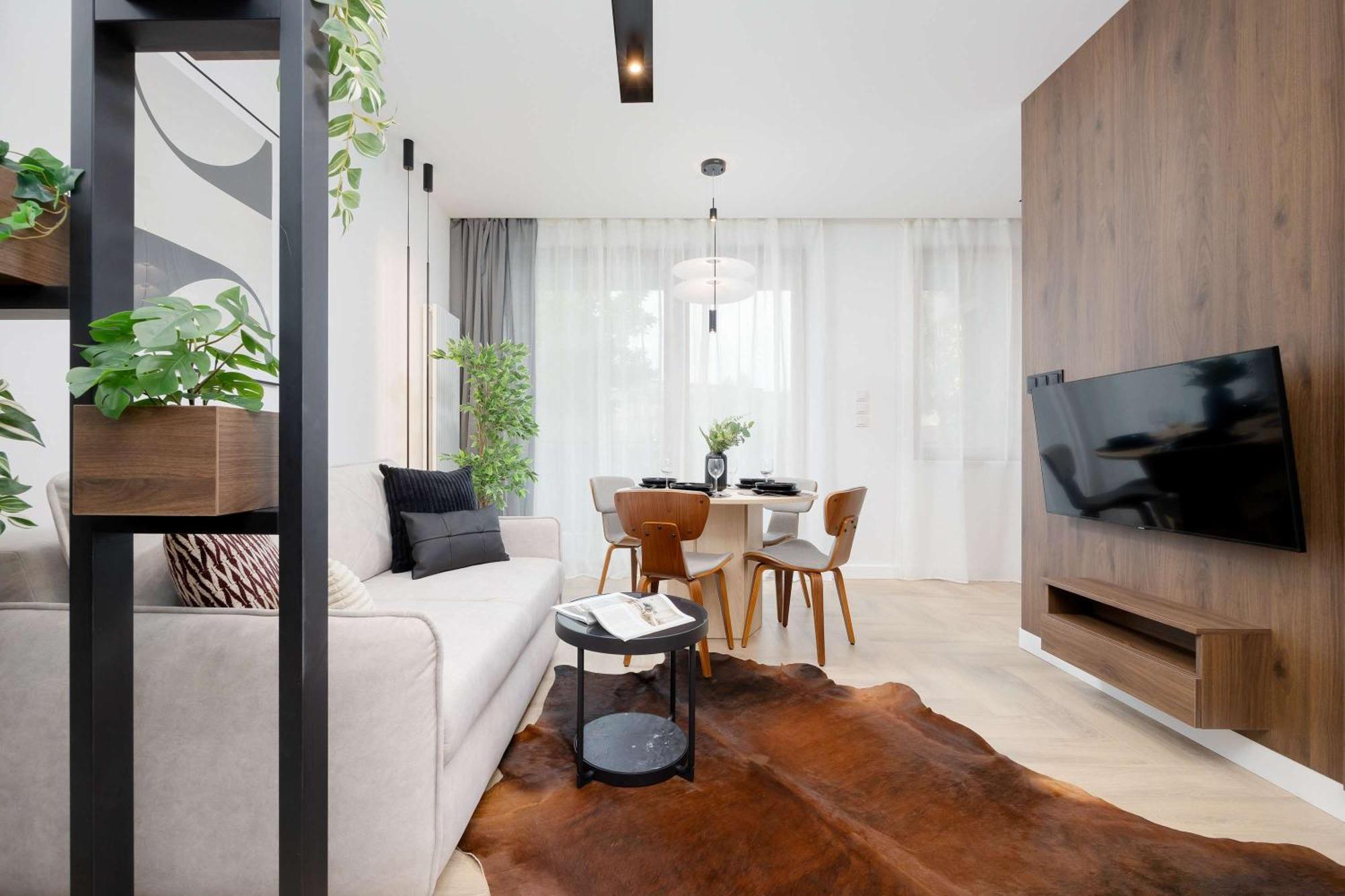 Apartment Sarmacka Wilanow With Parking, Sauna & Gym By Noclegi Renters Warschau Exterior foto